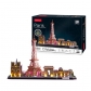 Продукт Cubic Fun - Пъзел 3D City Line Paris 115ч. с LED светлини  - 1 - BG Hlapeta